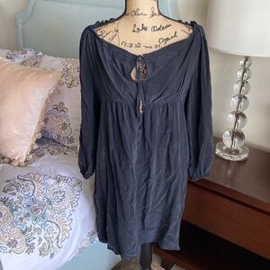 Joie silk black dress